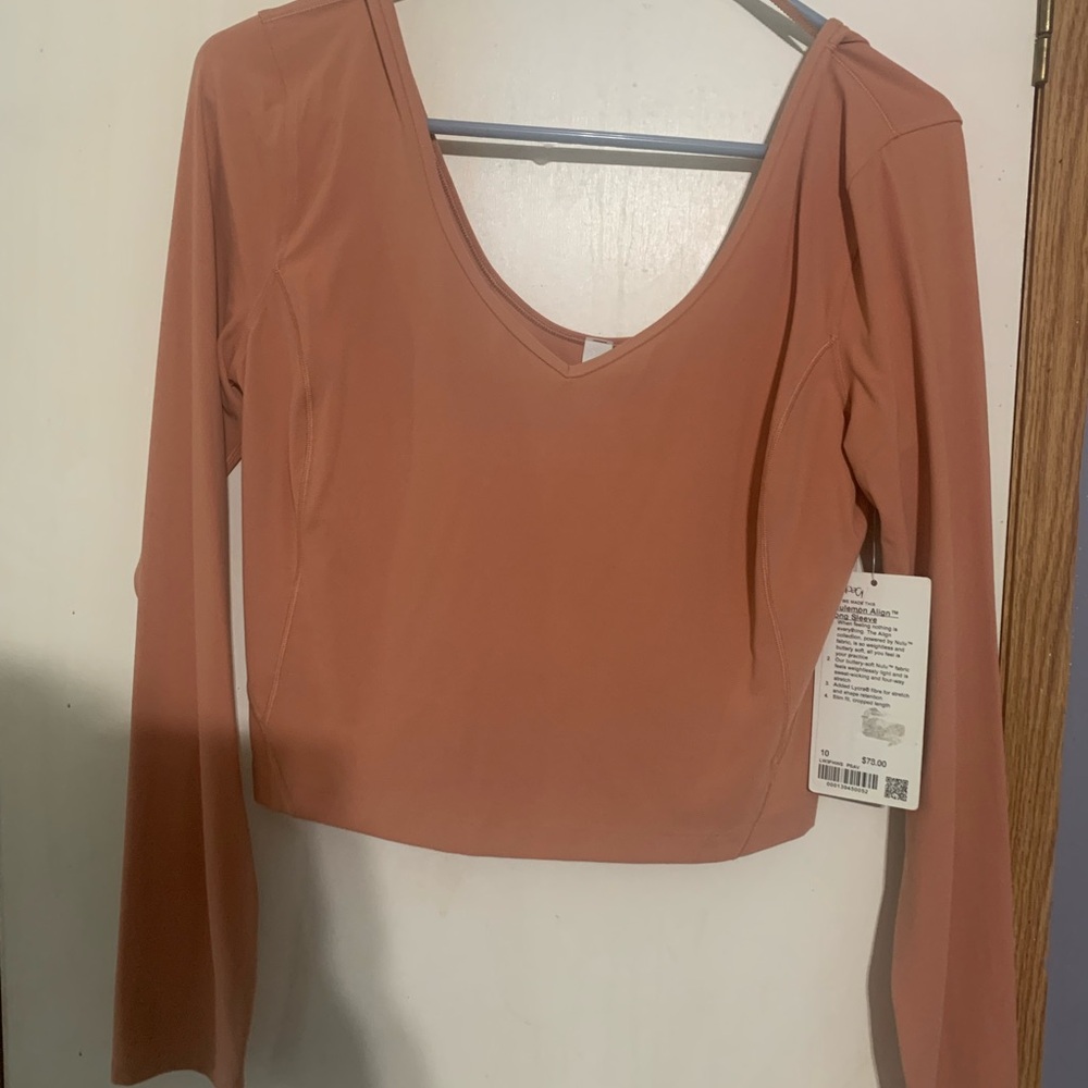 NWT Lululemon Align Long Sleeve Shirt Size 10